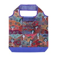 Koh Living Aboriginal Art Recycled Plastic Bottle Shopping Bag - Bush Medicine