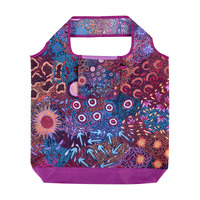 Koh Living Aboriginal Art Recycled Plastic Bottle Shopping Bag - Women Dreaming