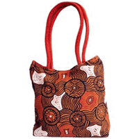 Jukurrpa Aboriginal Art Canvas Large Handbag