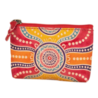 Diwana Dreaming Genuine Leather Coin Purse (11cm x 7.5cm) - Source of Life Sunrise