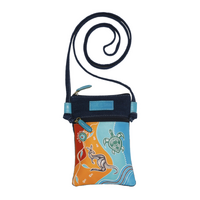 Muralappi Journey Genuine Leather/Denim Canvas &quot;Hippie&quot; Bag (13 X 19cm) - Gathering Place