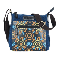 Muralappi Journey Genuine Leather / Canvas Handbag 23 X 22cm - FAMILY TIES