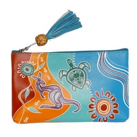 Muralappi Journey Genuine Leather Small Vanity Case (18cm x 11cm) - Gathering Place