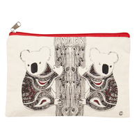 Yakinno Gunditjmarra Dreaming Cotton Canvas Cosmetic/Utility Case (22cmx17cm) - Koala Mates