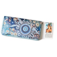 Chernee Sutton Aboriginal Art Large Zipped Wallet - Lilly Pilly