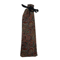 Handmade Aboriginal  design Music Stick Cloth Padded Pouch Bag [28cm]