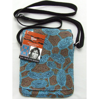 Yijan Aboriginal Art Passport Bag - Women Travel Dreaming