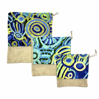 Better World Aboriginal Art - Produce Bags (set 3) - Ngarrindjeri Country