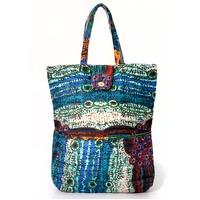 Better World Aboriginal Art Quilted Baby Bag [14x20 cm] - Two Sisters