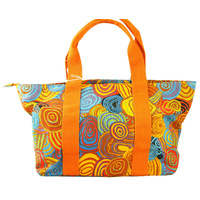 Jijaka Abioriginal Art Small Tote Bag - Firestones