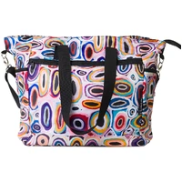 Martumili Aboriginal Art Large Travel Bag - Canning Stock Route