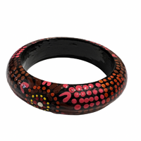 Alana Yulawiri Rose - Womens Ceremony -Lacquered Art 2cm Bangles