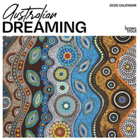 Australian Dreaming Aboriginal Art 2026 Calendar - Square
