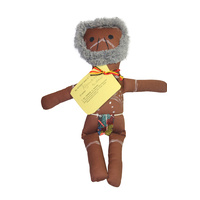 Handmade Soft-Fabric Aboriginal Doll Aboriginal Elder Man