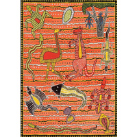 Plato Aboriginal Art Frame Tray A3 Jigsaw Puzzle (96pce) - Australian Wildlife