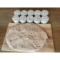 Aboriginal Symbols (Set 2) Eco Stampers (For Play Dough) Natural Dough Cutters