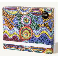 Warlukurlangu Aboriginal Art design 1024 pce Jigsaw Puzzle - Sand Goanna Dreaming
