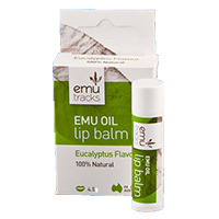 Emu Tracks Emu Oil Lip Balm - Eucalyptus Flavour