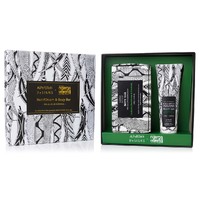 Dancing Wombat Aboriginal Art Eucalyptus, Sweet Orange &amp; Peppermint Handcream &amp; Soap Giftbox Set - Leaves