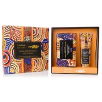 Papulankutja Aboriginal Art Bottlebrush Handcream &amp; Soap Giftbox Set - Mulga Country
