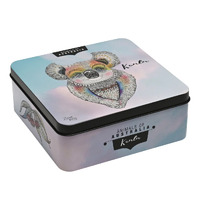 Banksia Red Animals of Australia - Koala Tin (Lemon Myrtle Shortbread) 150g