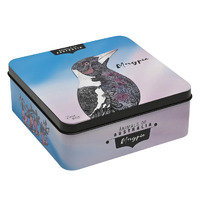 Banksia Red Animals of Australia - Magpie Tin (Lemon Myrtle Shortbread) 150g