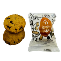 Dreamtime Tuka Twin Pack Biscuit (50g) Wattleseed &amp; Chocolate Chip Biscuit