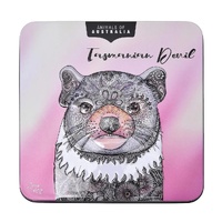 CLEARANCE Tasmanian Devil Tin (Macadamia Butter Shortbread) 150g - Banksia Red Animals of Australia [BB 8 SEPT 26]