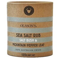Olssons Kraft Cannister - Sea Salt Rub (Salt Bush &amp; Mountain Pepper) (120g)
