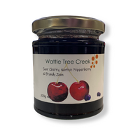 Wattle Tree Creek Sour Cherry, Native Pepperberry & Brandy Jam (200g)