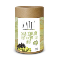 NATIF Dark Chocolate Coated Desert Lime - 100g (Tube)