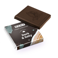 BSKT Vegan Dark Chocolate -Dark &amp; Salty (Individually Wrapped  6 x 6g)