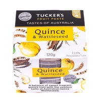 Tuckers Fruit Paste - Quince &amp; Wattleseed (2 x 60g)