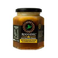 Roogenic Australian Honey/Kakadu Plum &amp; Lemon Myrtle (380g Glass Jar)