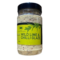Bush BBQ Wild Lime &amp; Chilli Glaze Rub Native Spice Shaker (200g)
