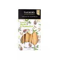 Tuckers Crackers - Lemon Myrtle &amp; Wattleseed - 90g