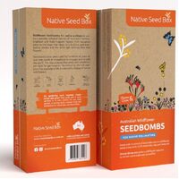 Native Seed Box - Australian  Wildflower [Native Pollinators] Collection Seedbombs