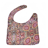Better World Aboriginal Art - Baby Bib - Celebration Of Life