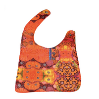 Better World Aboriginal Art - Baby Bib - Family and Country