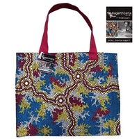 Hogarth Aboriginal Art Canvas Bag - Wetlands Dreaming