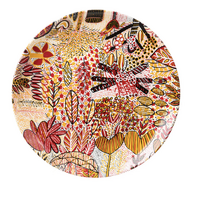 Jilamara Arts  7.5&quot; Round China Plate - Ningarti Mirrijini Kapiwarta