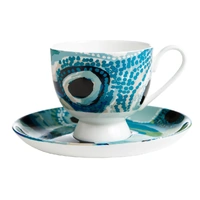 Martumili Aboriginal Art Fine Bone China Tea Cup &amp; Saucer Set - Untitled