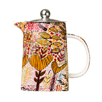 Jilamara Aboriginal Art Fine Bone China Teapot - Ningarti Mirrijini Kapiwarta