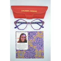 Jukurrpa Aboriginal Art Spectacle Frames - Sand Monitor/Goanna Dreaming