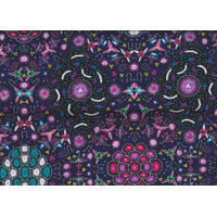 Bush Lemon (Purple) - Aboriginal design Fabric