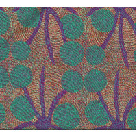 Bush Medicine Long Stripe  (Purple) - Aboriginal design Fabric