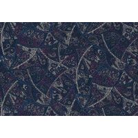 Looking Around (PURPLE) - Aboriginal design Fabric