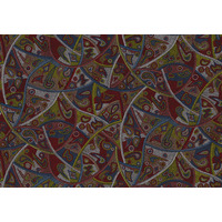 Looking Around (Red) - Aboriginal design Fabric