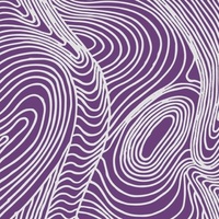 River Dreaming [Purple] - Aboriginal design Fabric