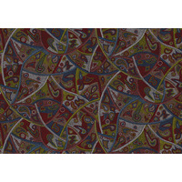 Looking Around (Red) [SCRAP 1.0M] - Aboriginal design Fabric